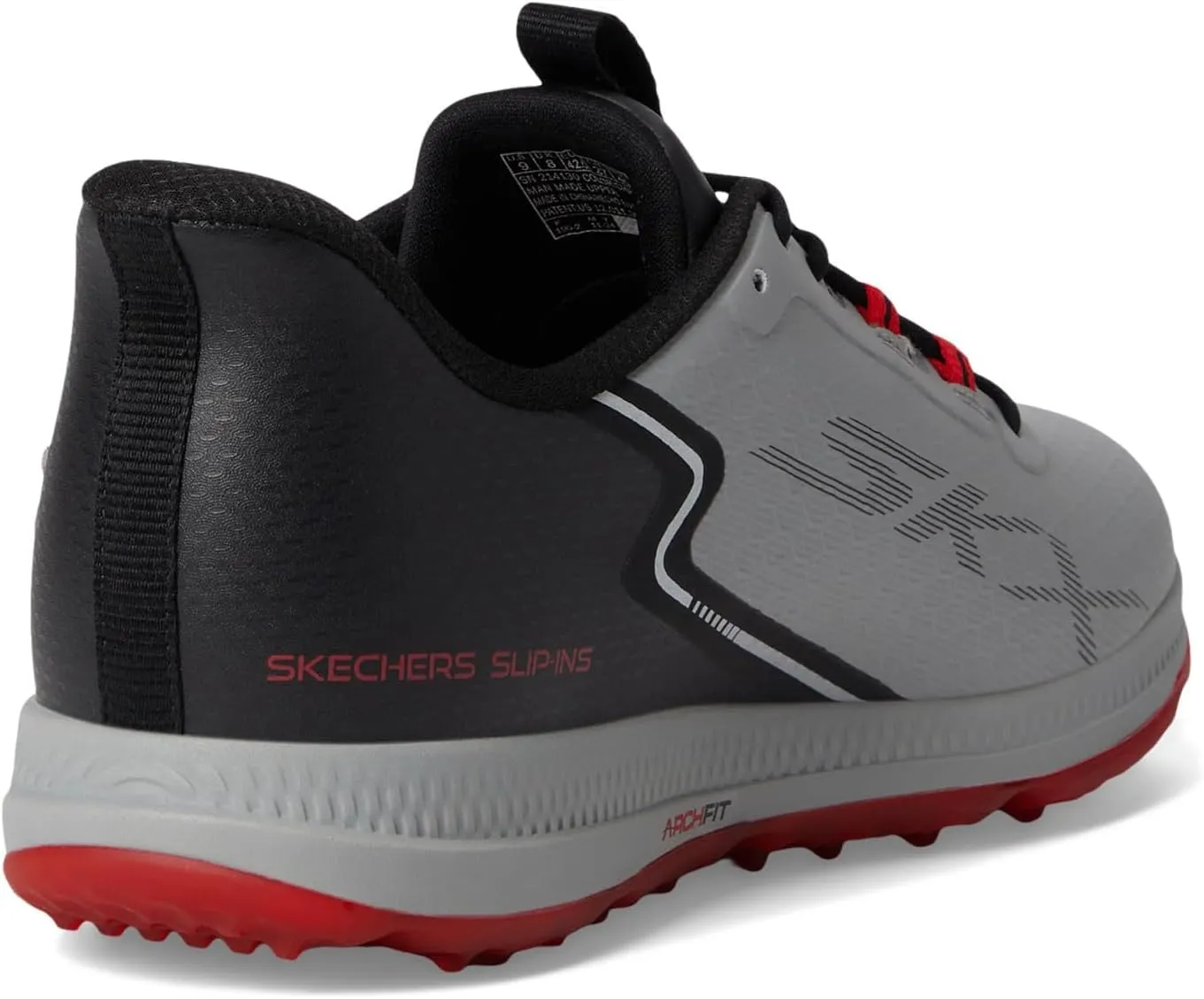 Skechers Men's Elite 6 Slip in Arch Fit Spikeless Golf Shoe Sneaker