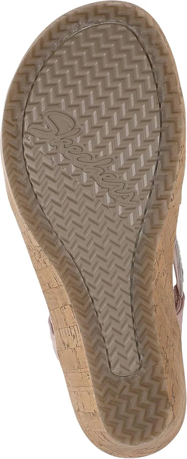 Skechers Women's Beverlee-Dazzling Charm Wedge Sandal