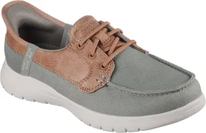 Skechers Women's Hands Free Slip-ins On-The-go Flex-Palmilla Boat Shoe