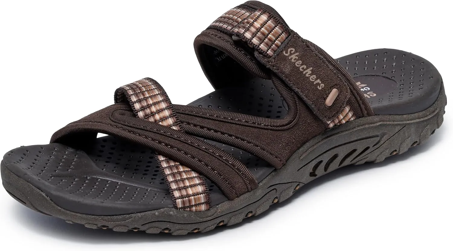 Skechers Women's Reggae-Color-Full Slide Sandal