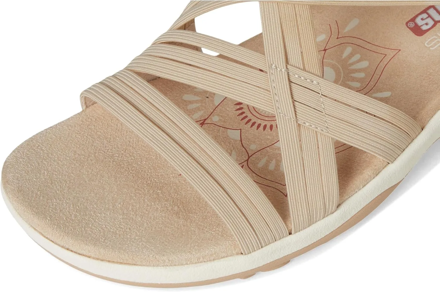 SKECHERS Women's Reggae Slim-Simply Stretchy Hands Free Slip-ins Sport Sandal