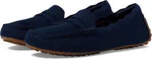 SKECHERS Women's Slip On Driving Style Loafer, Navy, 5