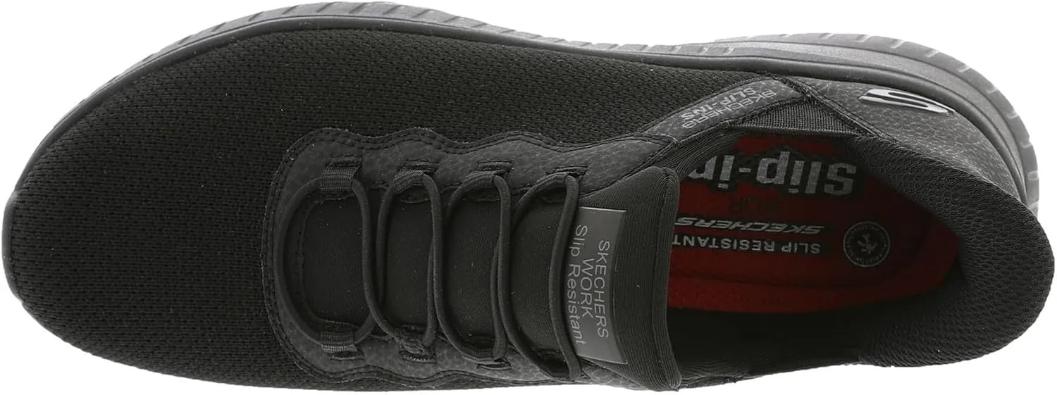 Skechers Women's Work Hands Free Slip Ins Squad Chaos Sr-Jasul Food Service Shoe