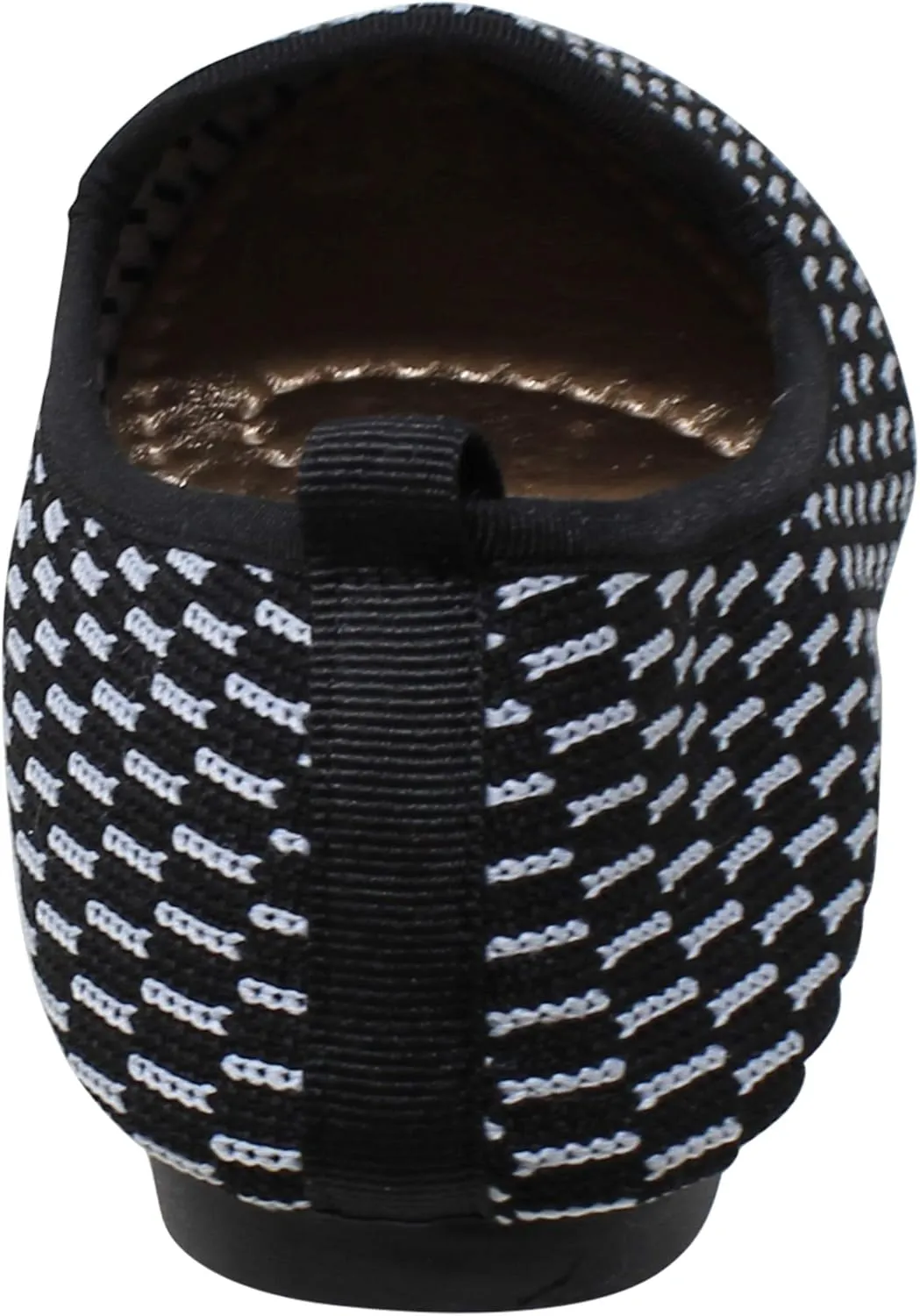 SOBEYO Ballet Flats Comfort Soft-Sole Breathable Sweater Fabric Lightweight Round Toe Shoes