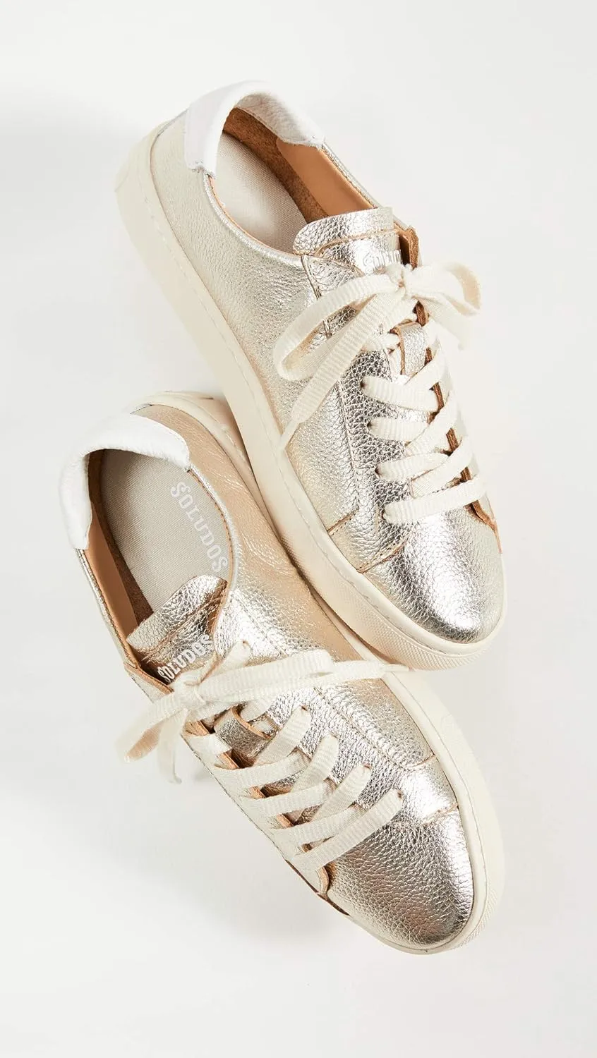Soludos Women's Ibiza Classic Lace-up Leather Sneaker