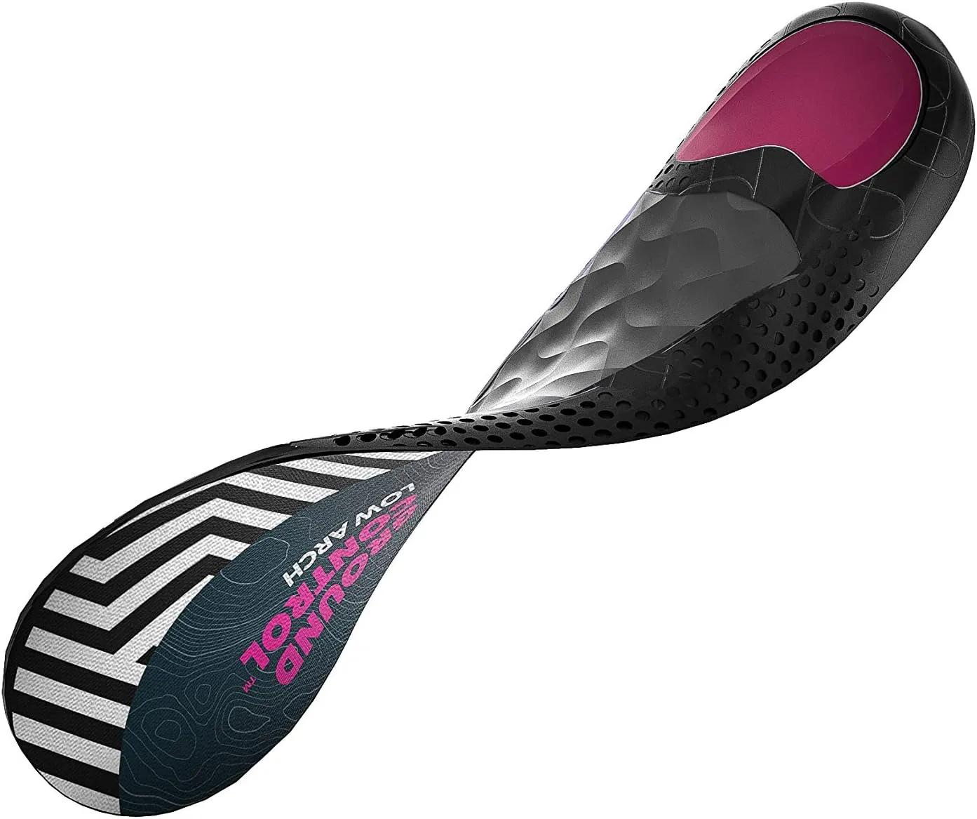Spenco Ground Control Shoe Insoles for Women and Men, Low Arch, Women's 13-14 / Men's 12-13
