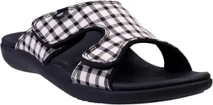 Spenco Women's Kholo Checkered Slide Sandal