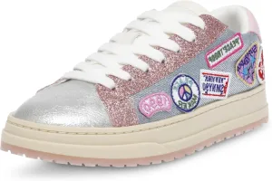 Steve Madden Girls Shoes Girls Hopee Sneaker, Denim Multi, 4 Big Kid