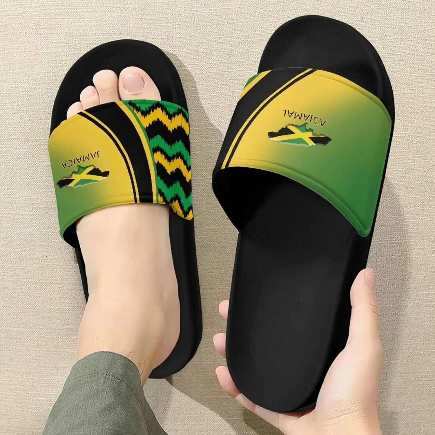 Summer Slide Slippers for Women Slippers Slide Sandal Non-Slip Light Weight Shower Slides Single Band Sandals