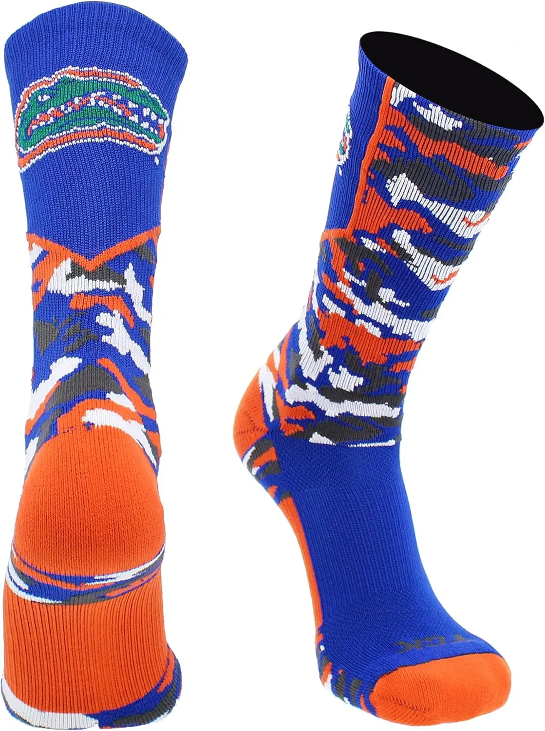 TCK University of Florida Gators Socks Woodland Camo Crew