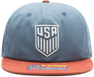 Team USA - US Soccer National Team 'Swingman' Adjustable Snapback Hat/Cap (Blue/Red)