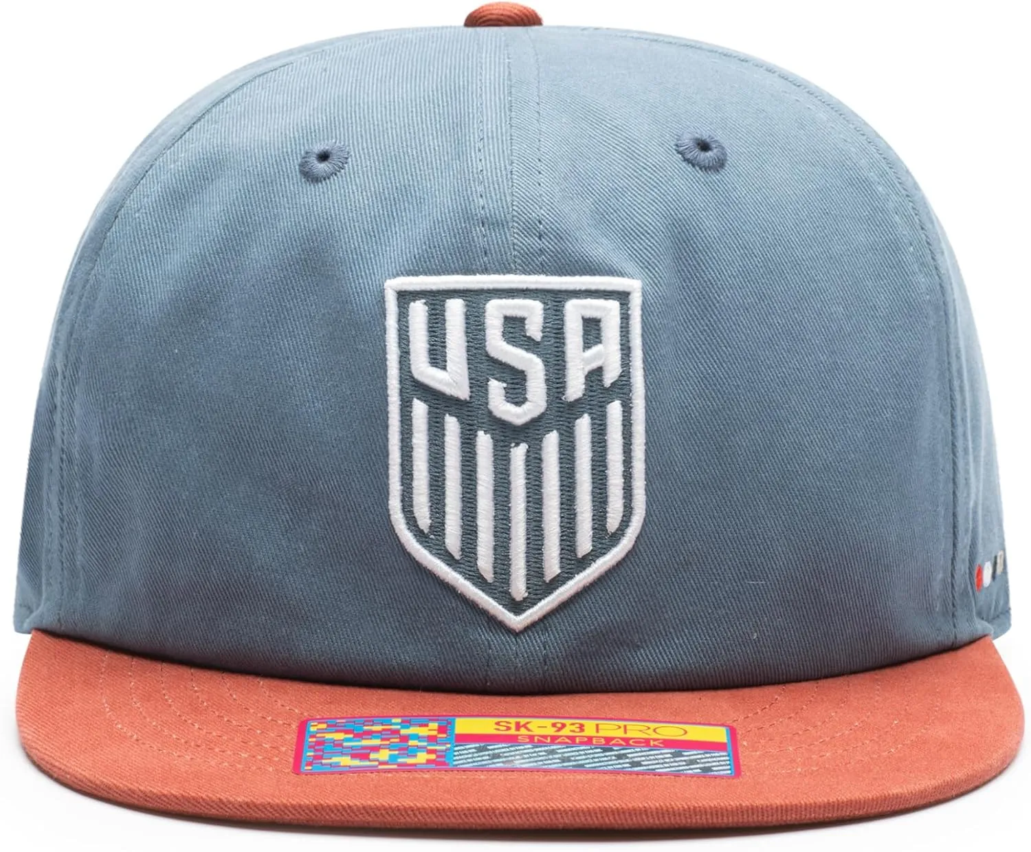 Team USA - US Soccer National Team 'Swingman' Adjustable Snapback Hat/Cap (Blue/Red)