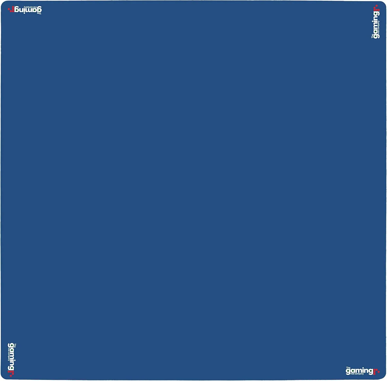 The Gaming Mat Company Poker, Dominoes, Bridge & Mahjong Table Mat. Blue 33” x 33” Premium Cards Playmat & Card Gaming Mat Table Top Cover Topper Square Mahjong Table