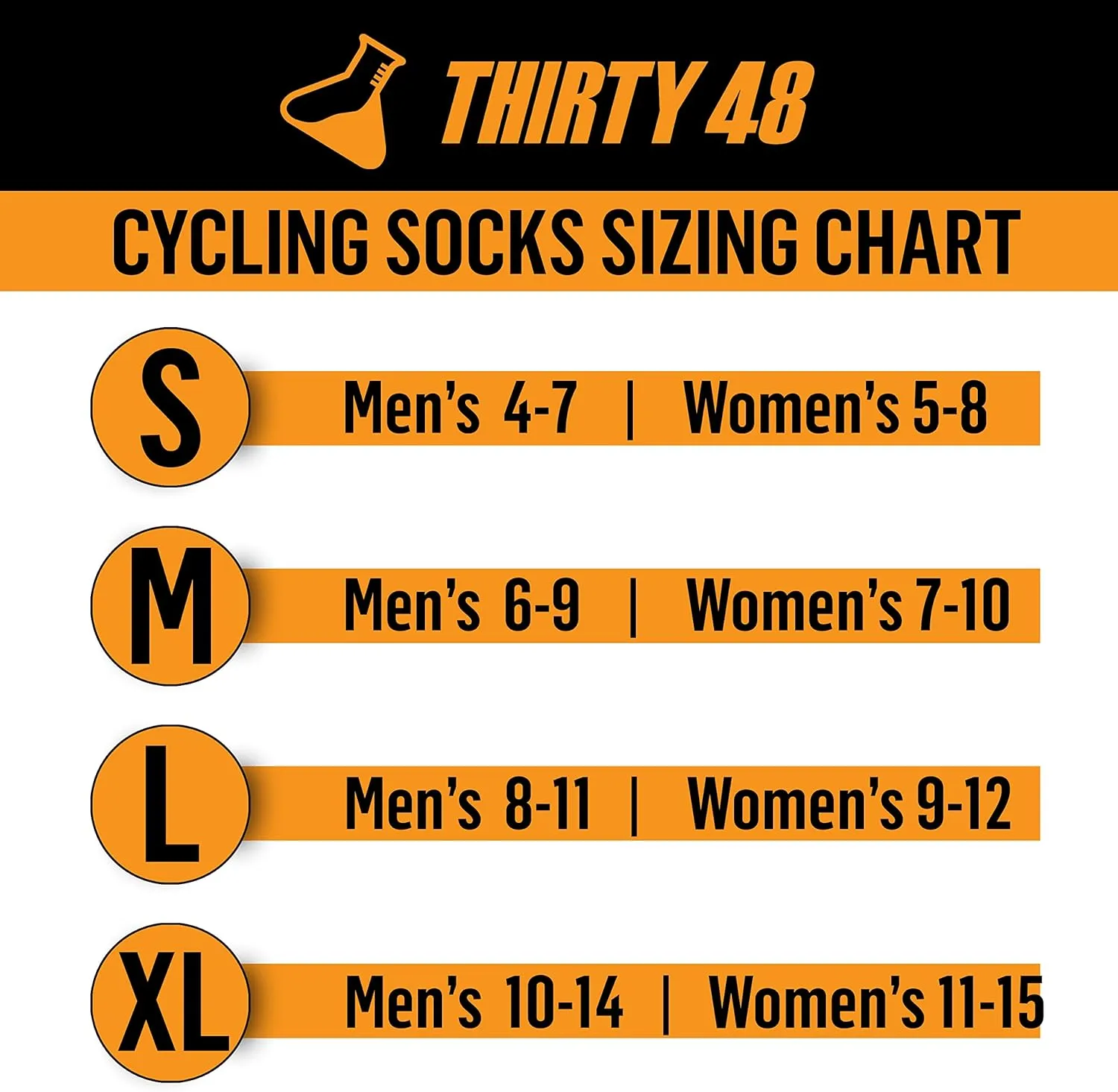 Thirty48 Cycling Socks with S.Café Fabric, Odor Resistant, UV Protection, Quick Drying
