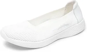 TIOSEBON Women's Lightweight Loafer Flat Ultra Memory Foam Mesh Slip on Walking Shoes