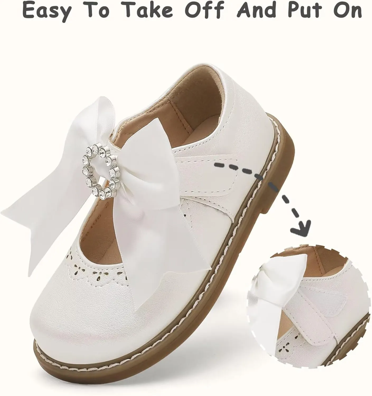 Toddler Girl Mary Jane Flat Dress Shoes