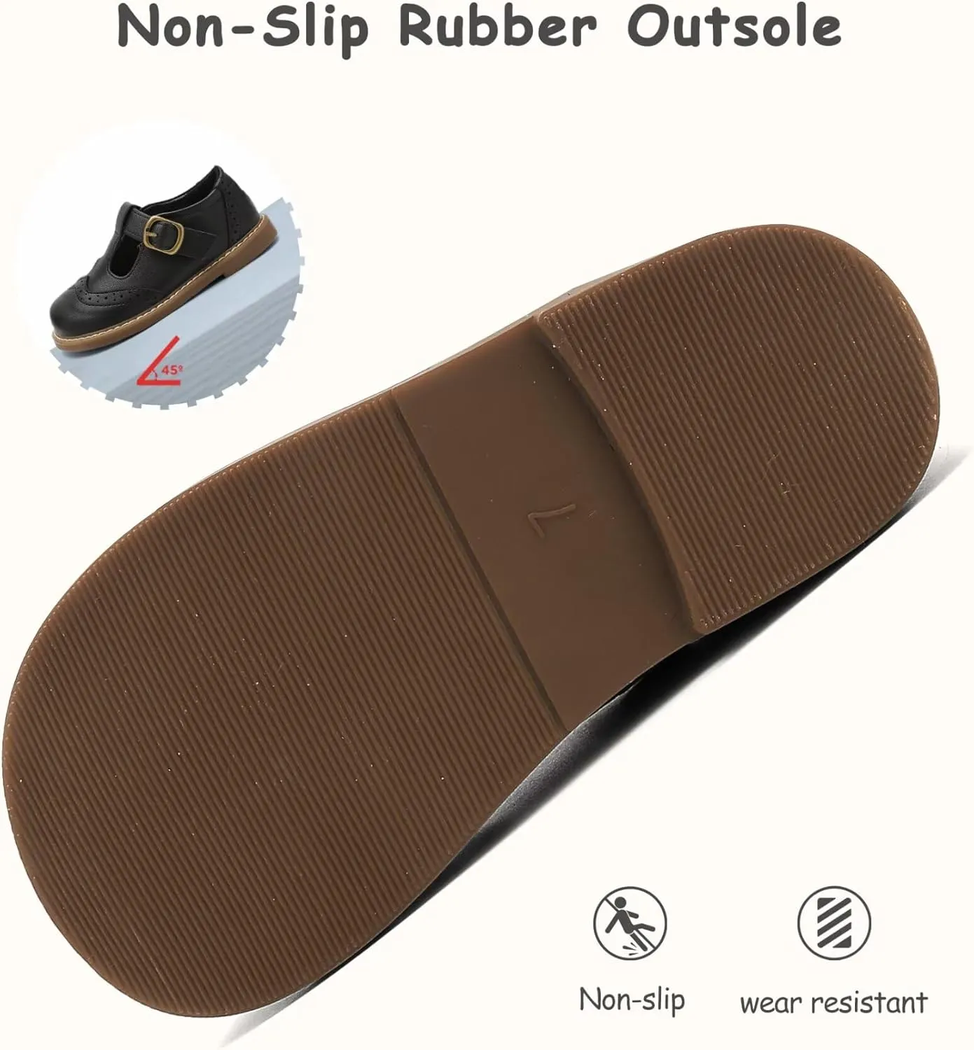 Toddler Girl Mary Jane Flat Dress Shoes