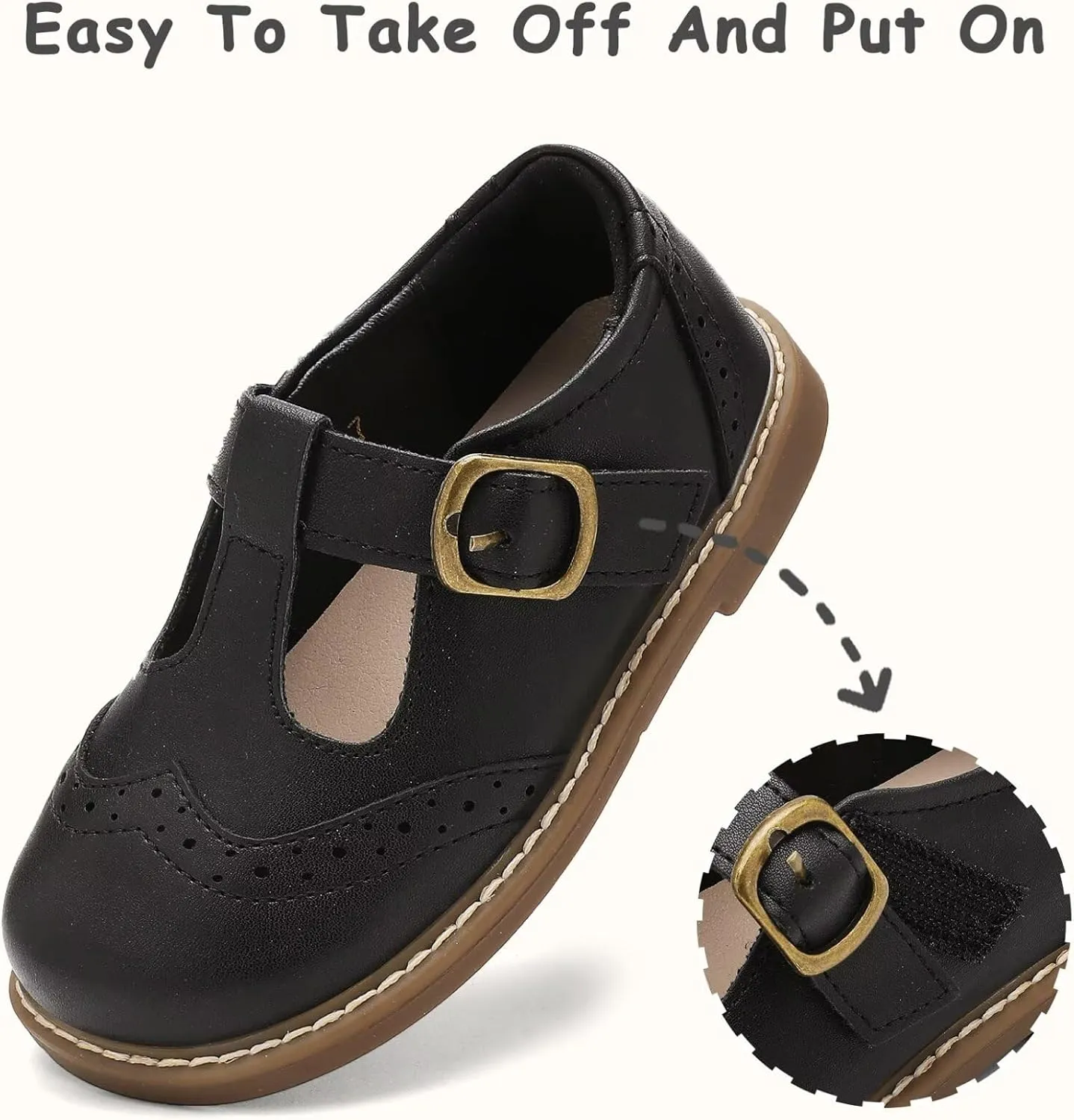 Toddler Girl Mary Jane Flat Dress Shoes