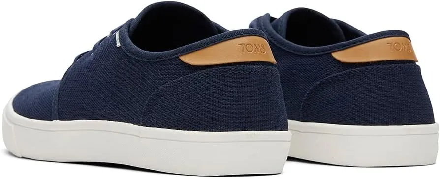 TOMS Mens Carlo Lace Up Sneakers Shoes Casual - Black
