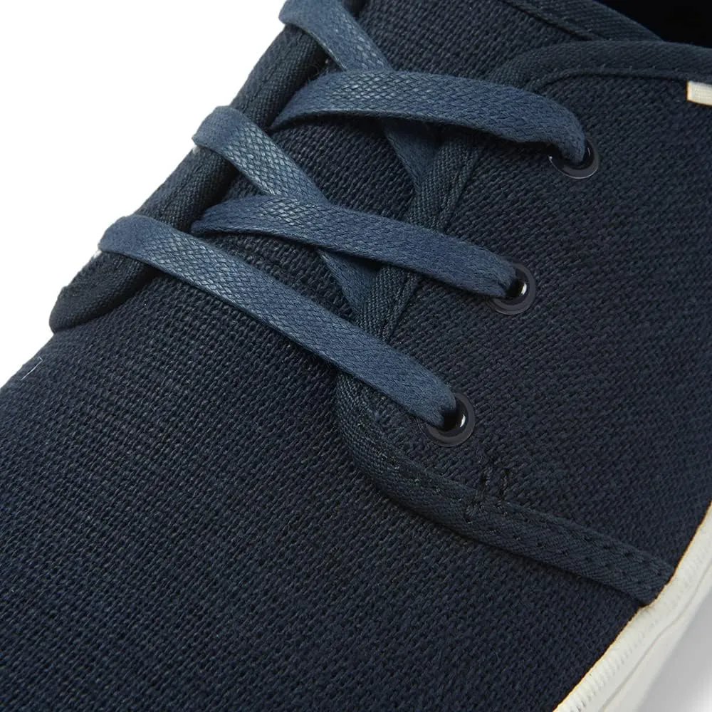 TOMS Mens Carlo Lace Up Sneakers Shoes Casual - Black
