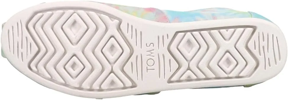 TOMS womens Alpargata Tie-dye Slip on Flat