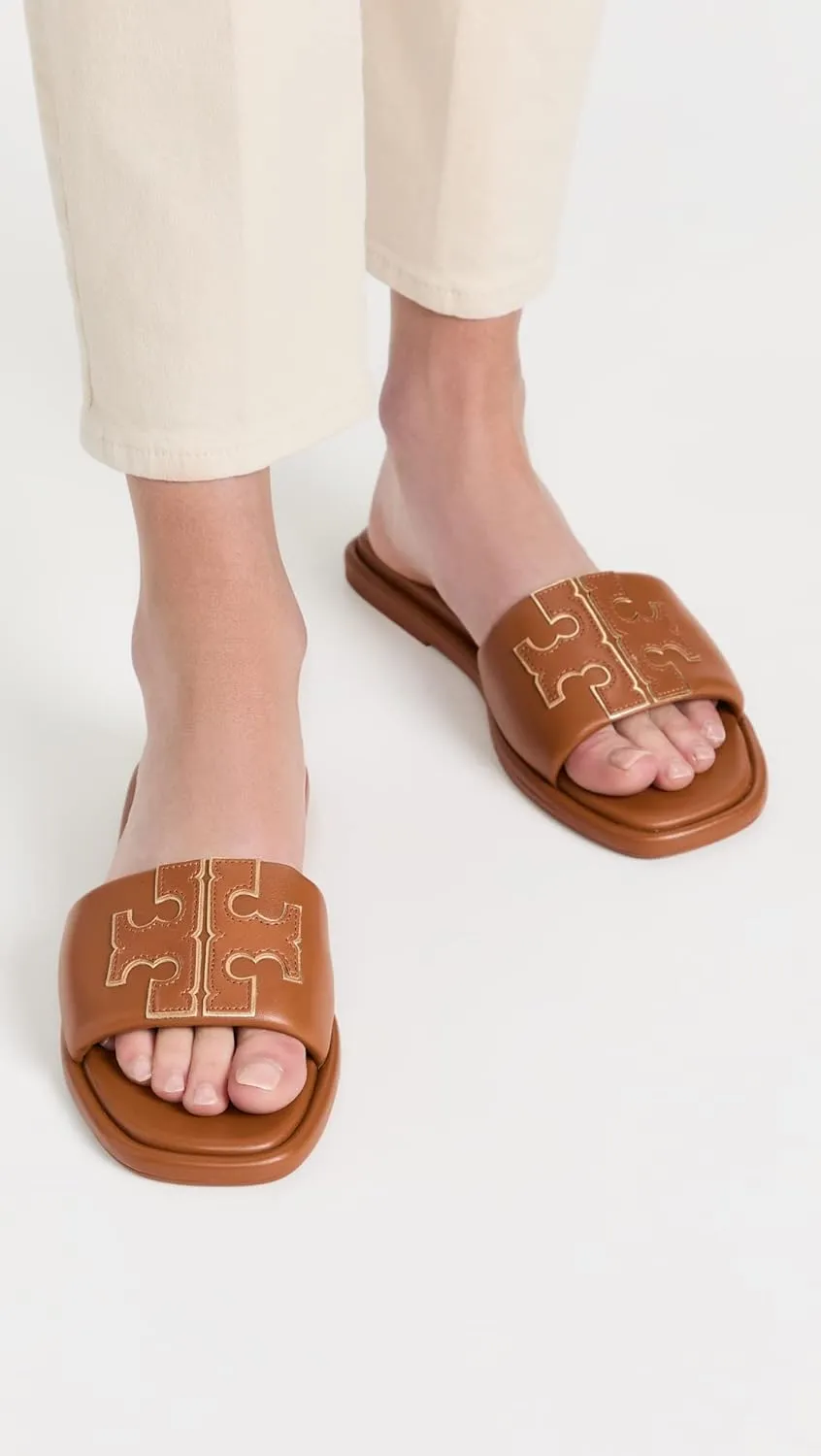 Tory Burch Women's Double T Sport Slides