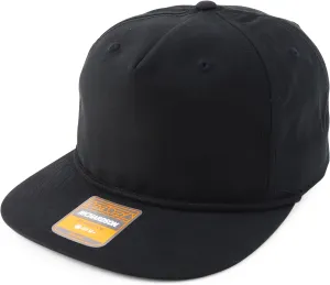 Trendy Apparel Shop UPF 50 Unstructured 5 Panel Flatbill Golf Snapback Cap
