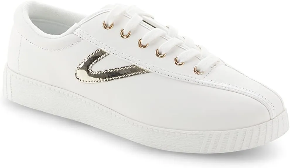 TRETORN Women's Nyliteplus Leather Lace-Up Sneakers