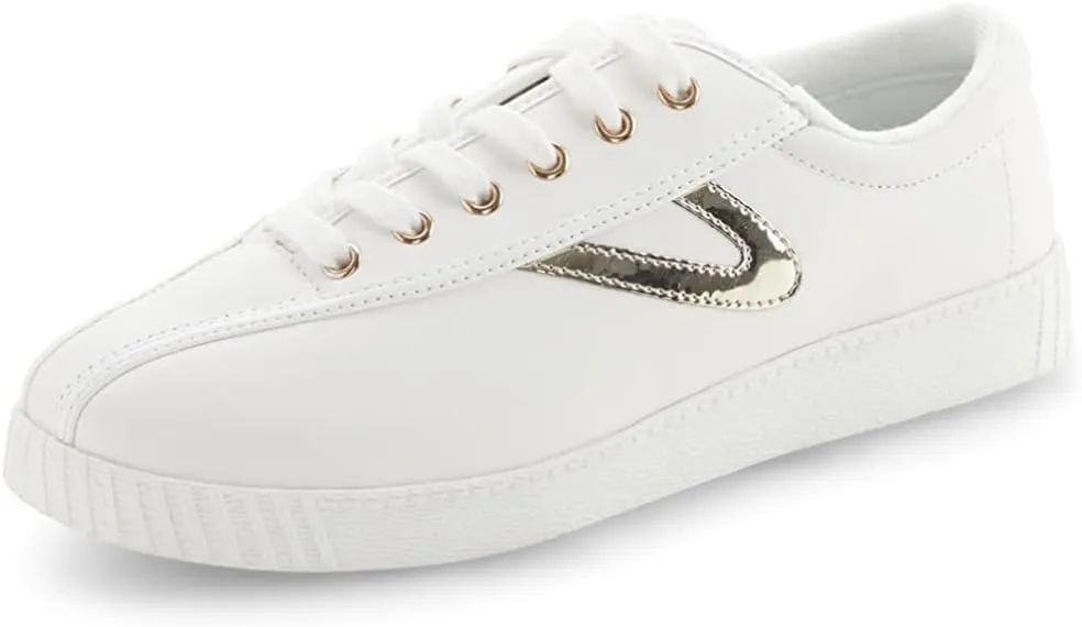 TRETORN Women's Nyliteplus Leather Lace-Up Sneakers