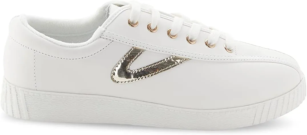 TRETORN Women's Nyliteplus Leather Lace-Up Sneakers