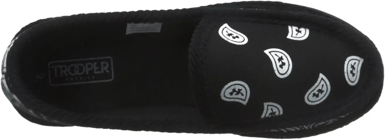 Troooper America KS-002 Bandanna Paisley Slip-On House Shoe Slippers