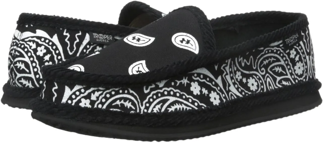 Troooper America KS-002 Bandanna Paisley Slip-On House Shoe Slippers