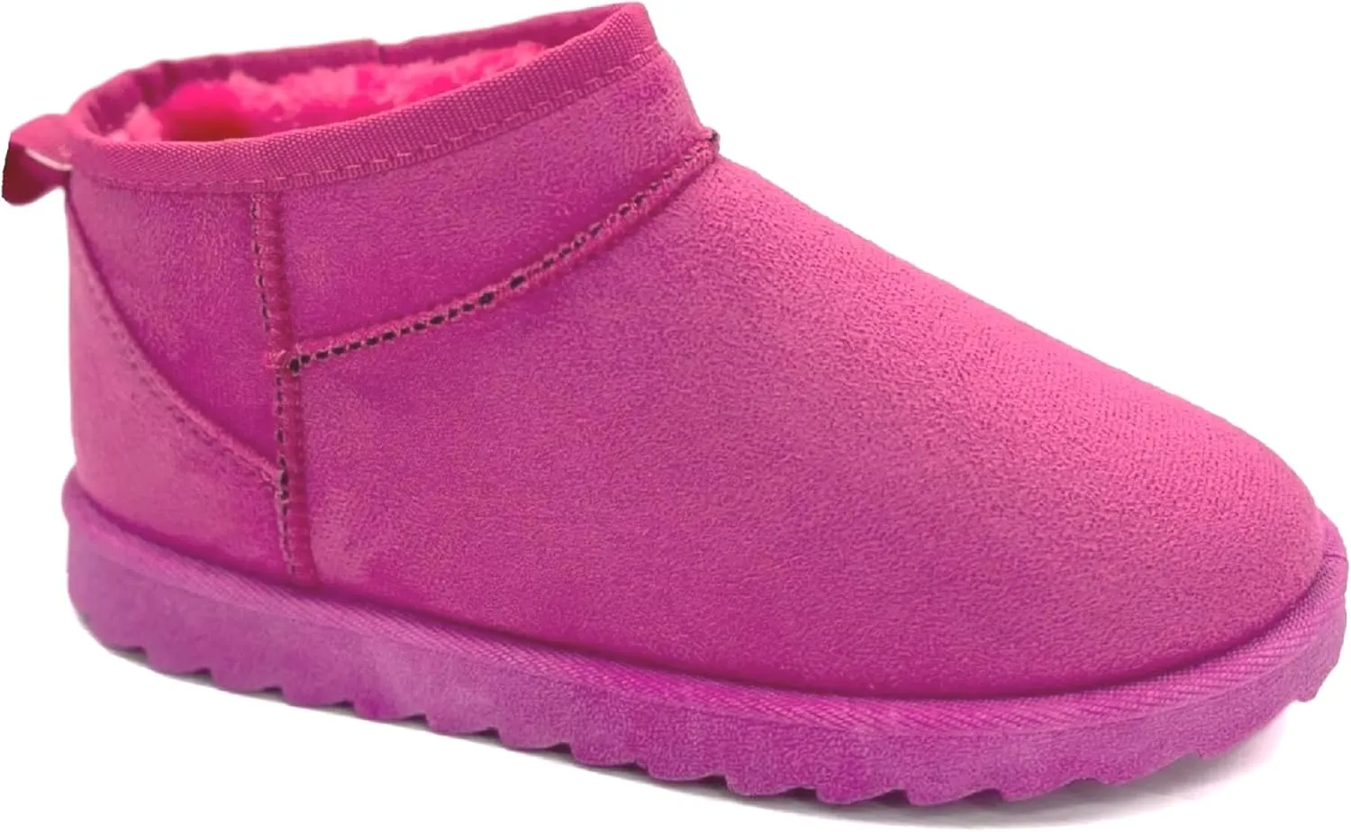 TruFox Womens Mini Boots Classic Faux Fur Lined Slip On Ankle Booties