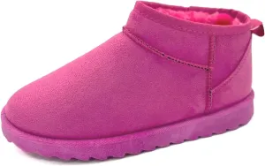 TruFox Womens Mini Boots Classic Faux Fur Lined Slip On Ankle Booties
