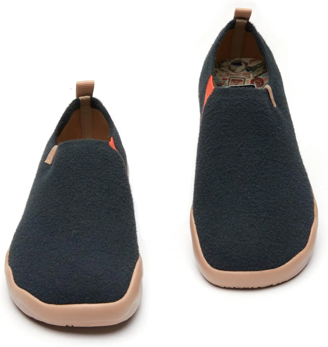 UIN Men's Walking Shoes Slip On Cow Suede Casual Lightweight Comfort Fashion Sneaker Cuenca