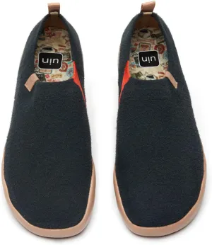 UIN Men's Walking Shoes Slip On Cow Suede Casual Lightweight Comfort Fashion Sneaker Cuenca