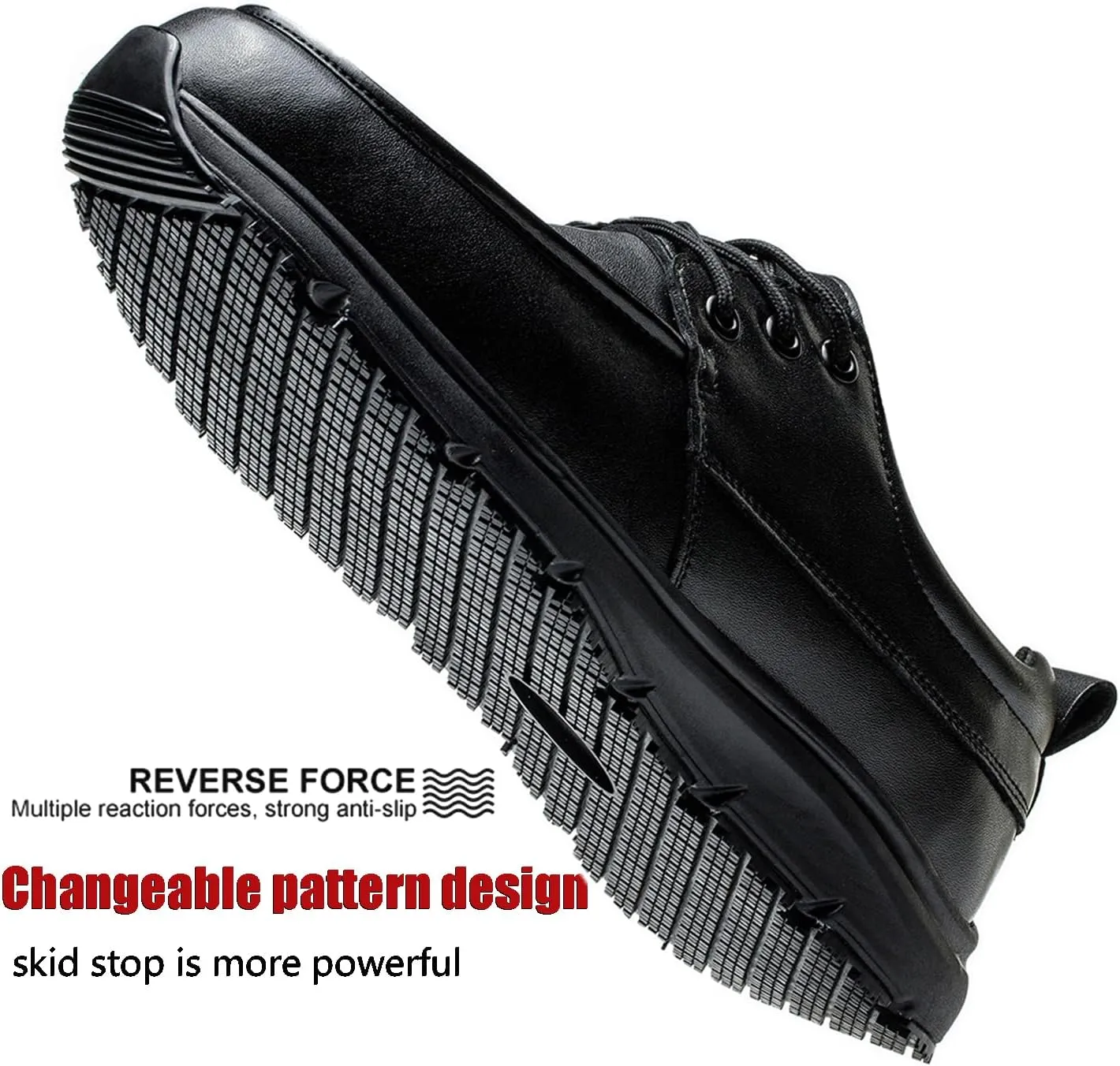 ulogu Non Slip Waterproof Shoes for Men Women丨Oil Resistant Slip On Work Loafers