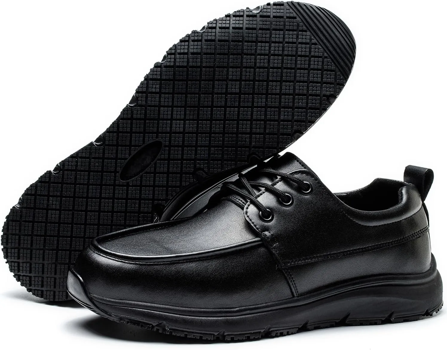 ulogu Non Slip Waterproof Shoes for Men Women丨Oil Resistant Slip On Work Loafers