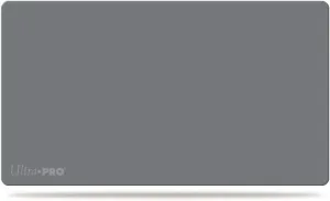 Ultra Pro Solid Smoke Grey Playmat for Card Games and Workstations - Protect Your Cards While Battling Against Friends or Enemies, Great for at Home Use as Mouse pad, Deck Display Pad