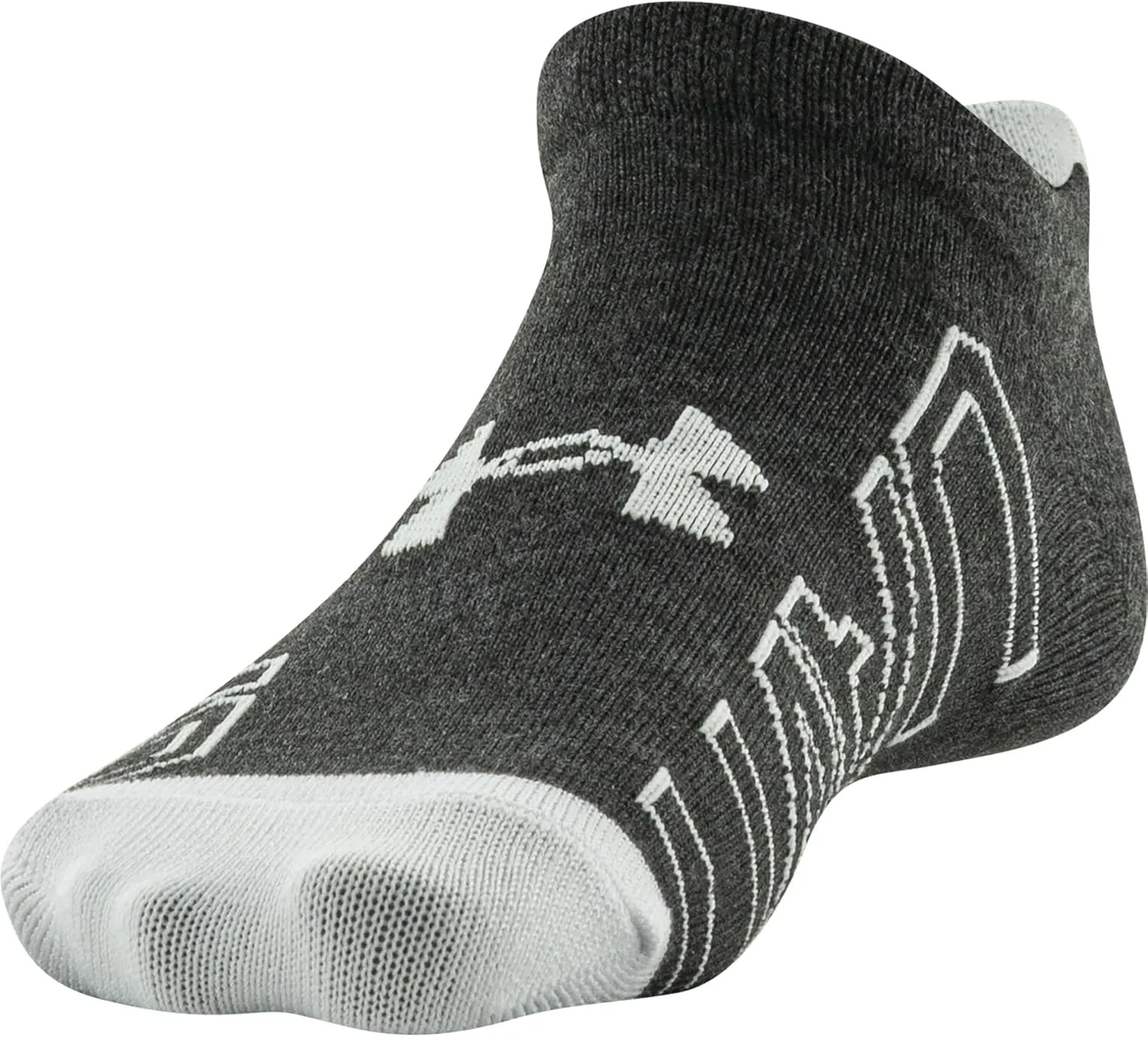 Under Armour Kids' Essential Lite No Show Socks, 6-Pairs