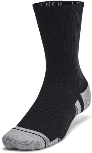Under Armour Unisex Performance Tech Crew Socks Accessories - 3-Pack with Arch Support MD