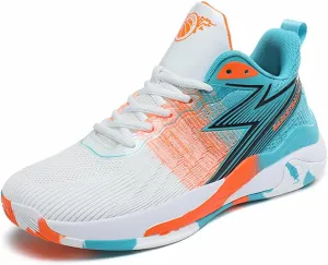 VAXAV Unisex Professional Outdoor Sports Sneakers High Top Basketball Athletic Running Tennis Shoes
