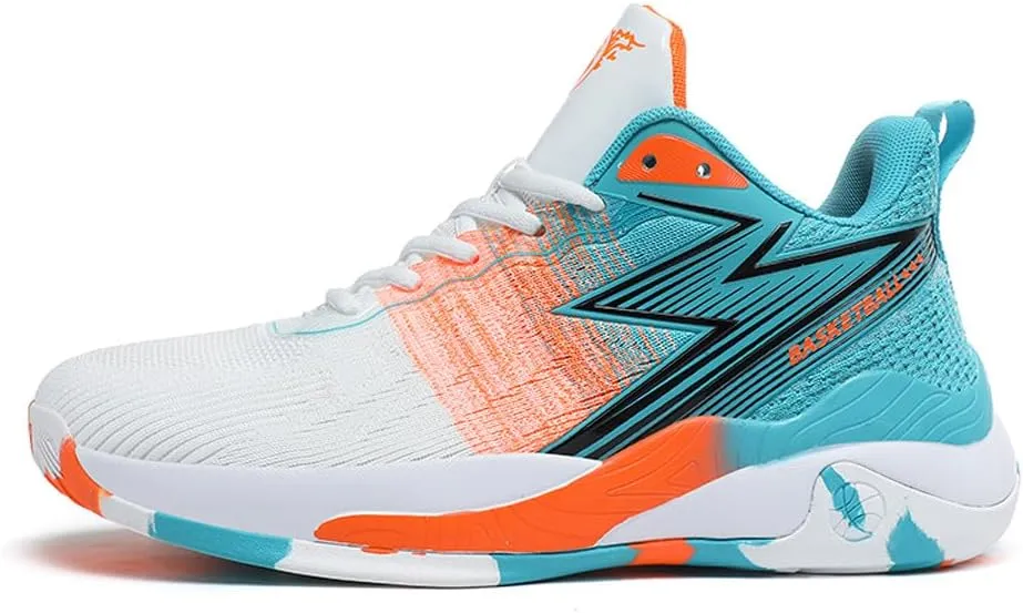 VAXAV Unisex Professional Outdoor Sports Sneakers High Top Basketball Athletic Running Tennis Shoes