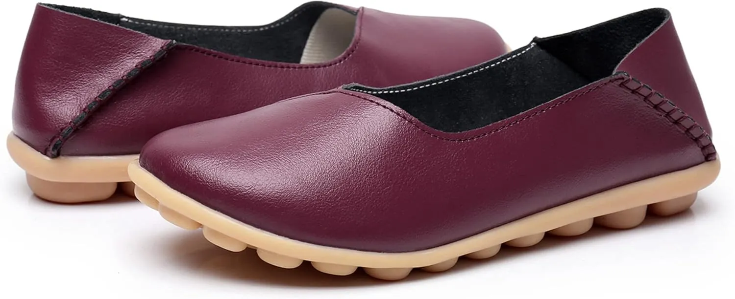 VenusCelia Women's Bare Walking Flat Loafer