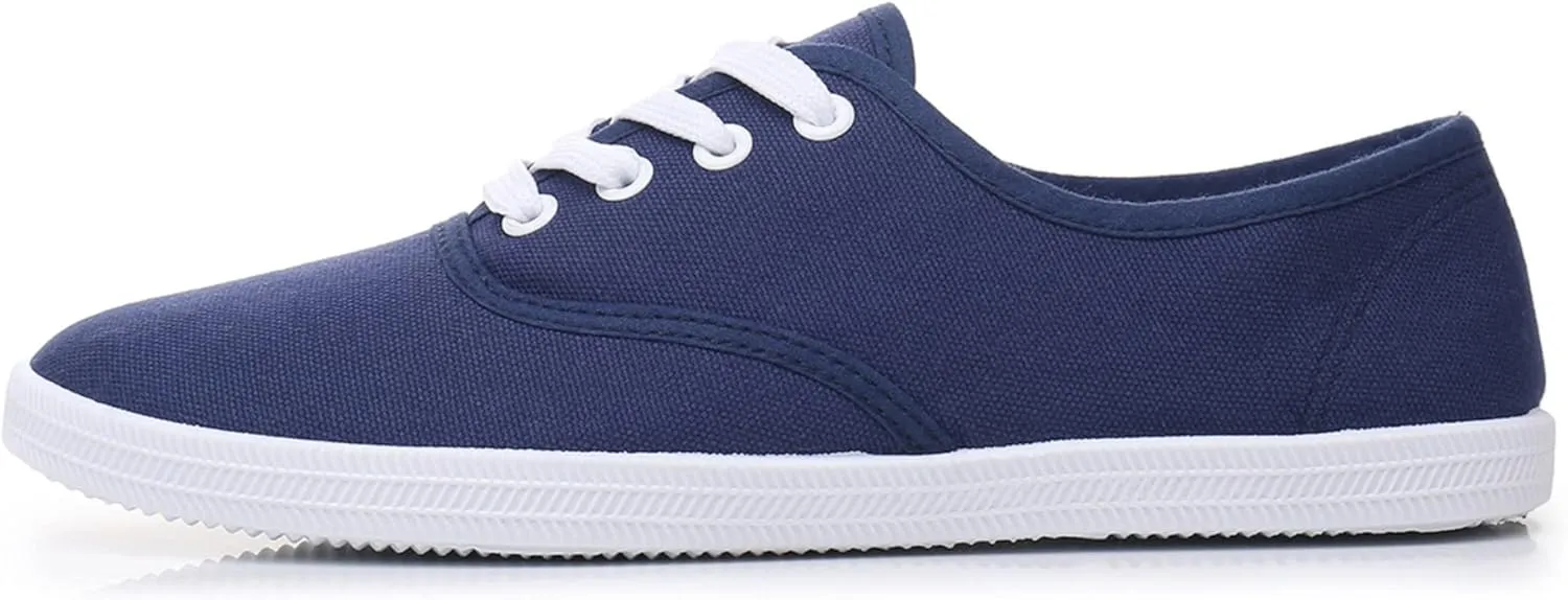 VenusCelia Women's Rainbow Lace Up Sneaker Shoes