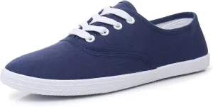 VenusCelia Women's Rainbow Lace Up Sneaker Shoes