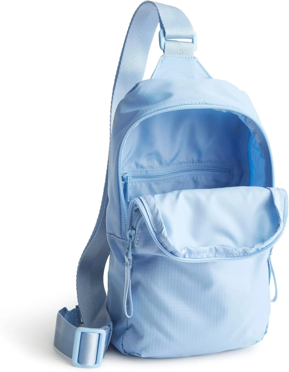 Vera Bradley Ripstop Lorman Sling Backpack, Placid Blue