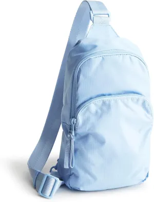 Vera Bradley Ripstop Lorman Sling Backpack, Placid Blue