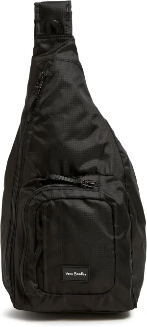 Vera Bradley Ripstop Sling Backpack, Black