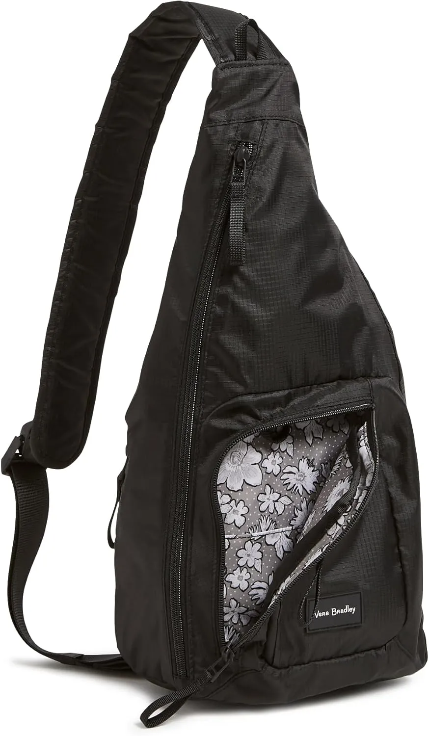 Vera Bradley Ripstop Sling Backpack, Black